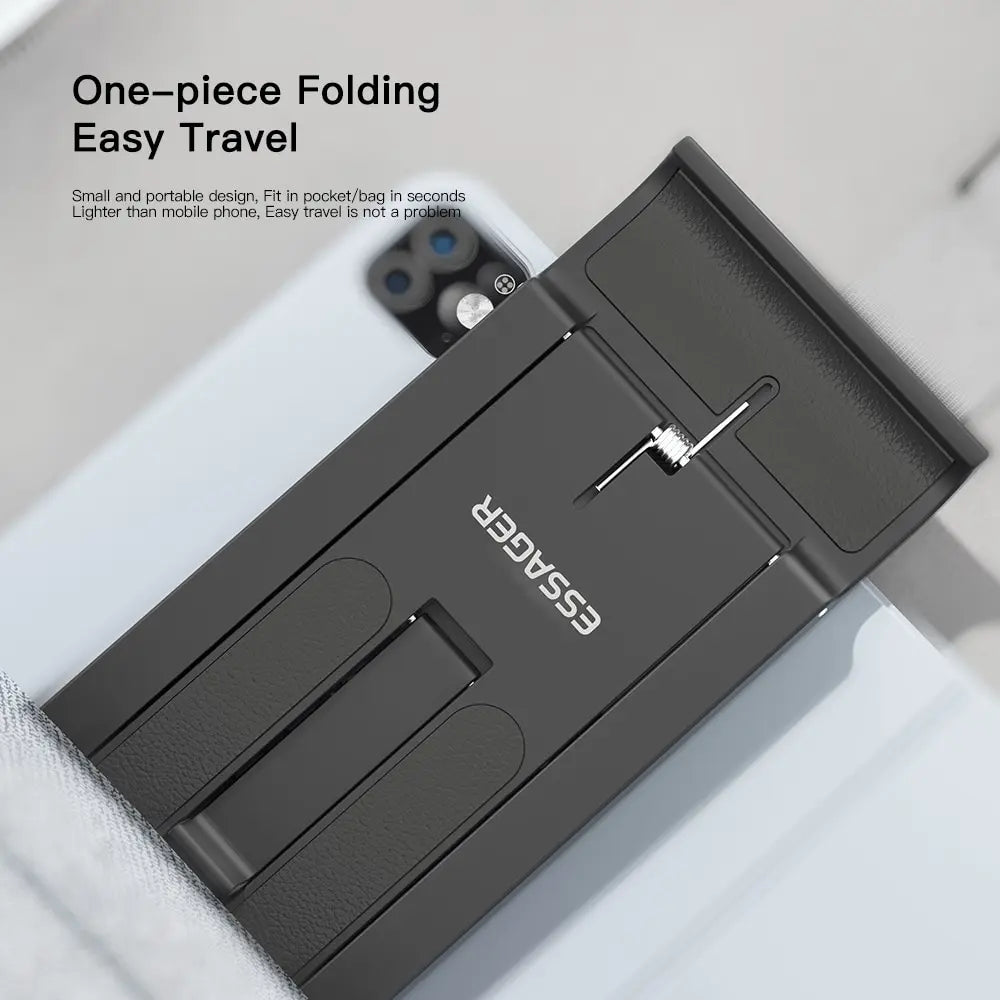 Soporte de Escritorio Plegable Essager – Mini Base Portátil para Celular o Tablet | Compatible con iPhone, Xiaomi, iPad