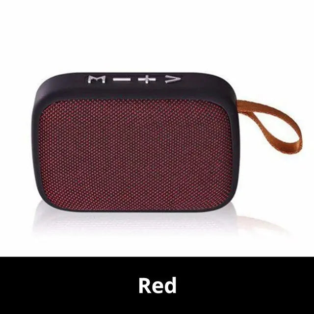 Bocina Bluetooth 5.0 Portátil – Altavoz Inalámbrico Estéreo con Sonido 3D, Tarjeta TF, Radio FM y Diseño Compacto