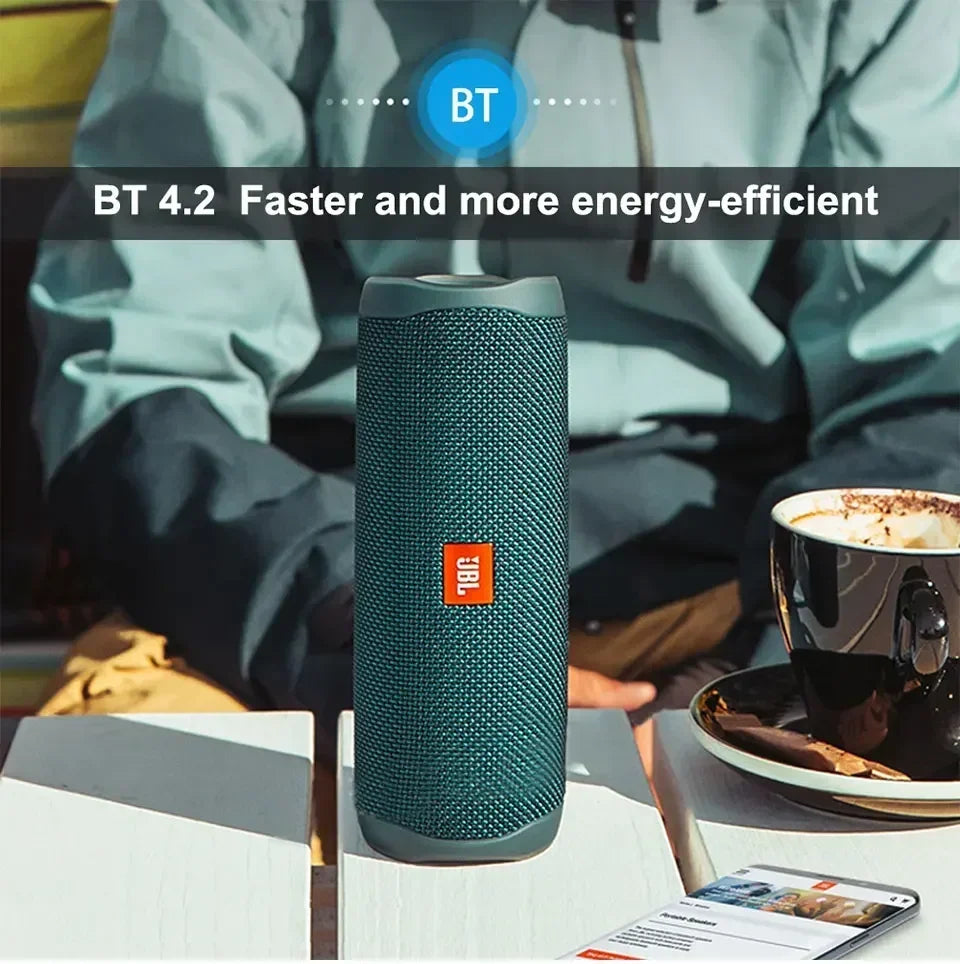Bocina JBL Flip 5 Bluetooth | Sonido Estéreo, Resistente al Agua IPX7, Portátil para Exteriores y Fiestas