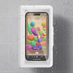 Soporte Impermeable para Celular – Caja Sellada de Pared con Pantalla Táctil | Ideal para Ducha y Baño
