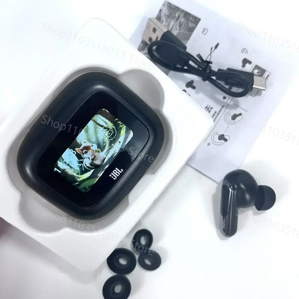 Audífonos JBL Live Beam 3 True Wireless con Cancelación de Ruido – Micrófono Dual, Resistencia IP55, Sonido Premium