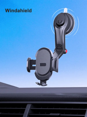 Soporte Universal para Celular con Ventosa 360° | Auto, Parabrisas o Tablero – Compatible con iPhone y Android