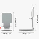 Soporte de Escritorio Universal para Celular y Tablet – Base Ajustable Compatible con iPhone, Xiaomi y más