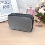 Bocina Bluetooth 5.0 Portátil – Altavoz Inalámbrico Estéreo con Sonido 3D, Tarjeta TF, Radio FM y Diseño Compacto