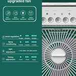Enfriador de Aire 3 en 1 Portátil con Luz LED – Ventilador, Humidificador y Mini Aire Acondicionado USB para Hogar y Oficina