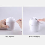 Mini Humidificador USB 250 ml – Difusor Ultrasónico Silencioso con Luz LED para Aromaterapia | Hogar, Oficina o Auto