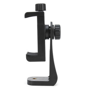 Soporte Universal para Celular con Giro 360° – Montura para Trípode con Rosca 1/4 para Grabación, Streaming o Escritorio