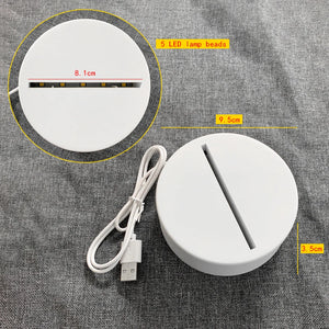 Lámpara LED de Acrílico con Mensajes – Tablero de Notas Luminoso USB con Pluma