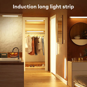 Luz Nocturna LED con Sensor de Movimiento Recargable USB Tipo C – Para Armarios, Escaleras y Cocina