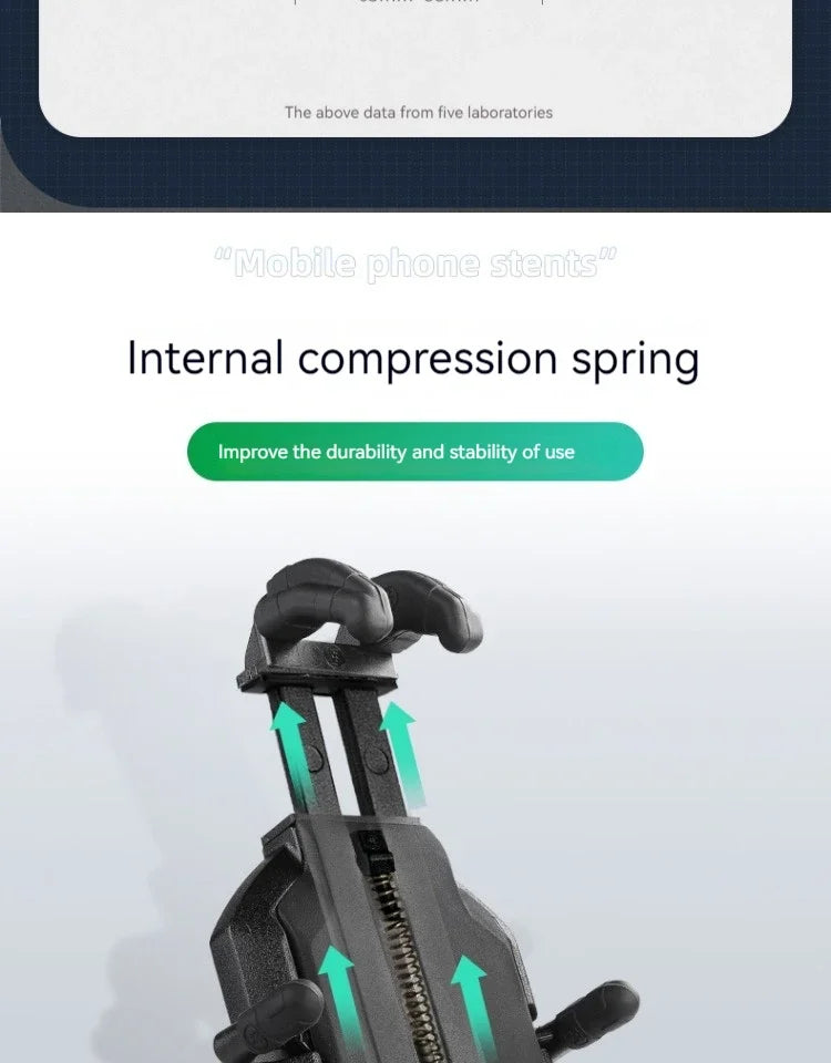 Soporte Premium para Celular CFMOTO 450SR – Amortiguador Antivibración y Giro 360° para Navegación Segura en Moto