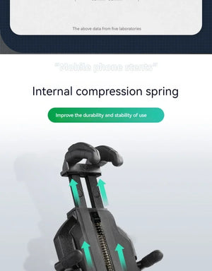 Soporte Premium para Celular CFMOTO 450SR – Amortiguador Antivibración y Giro 360° para Navegación Segura en Moto