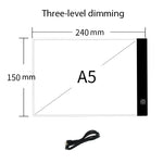 Tableta de Dibujo LED con 3 Niveles de Luz – Bloc de Copiado para Niños | Pintura, Animación y Creatividad