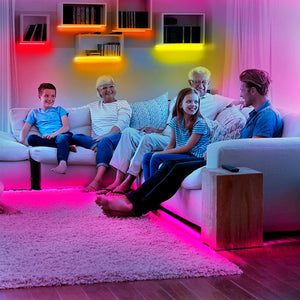 Tira LED RGB - RGBW - WS2812 con Control por App y Control Remoto – Decoración para Recámara