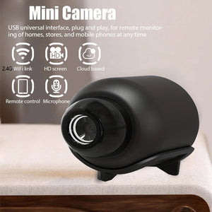 Mini Cámara X5 1080P con Visión Nocturna y Detección de Movimiento – WiFi Inalámbrica, Portátil, Vigilancia desde App Móvil