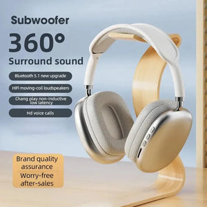 Audífonos Bluetooth P9 con Micrófono – Inalámbricos, Deportivos, Cancelación de Ruido, Compatibles con Juegos