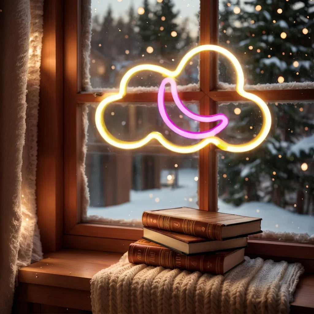 Luz Neón LED Decorativa – 29 Diseños Modernos | USB/Batería | Ideal para Cuartos, Gaming, Fiestas y Regalos