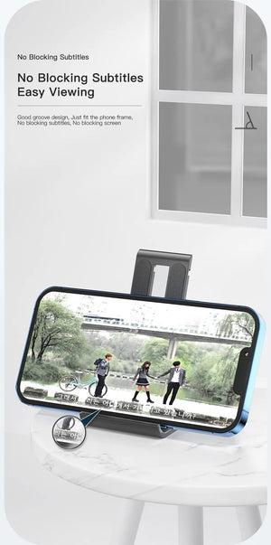 Soporte de Escritorio Plegable Essager – Mini Base Portátil para Celular o Tablet | Compatible con iPhone, Xiaomi, iPad