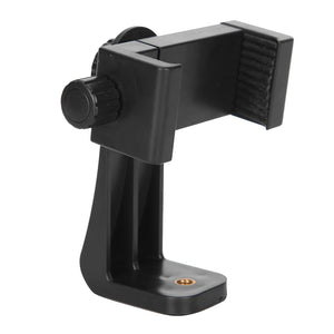 Soporte Universal para Celular con Giro 360° – Montura para Trípode con Rosca 1/4 para Grabación, Streaming o Escritorio