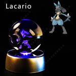 Lámpara Pokebola LED 3D con Base Multicolor | Pikachu, Mewtwo, Gengar, Snorlax y más