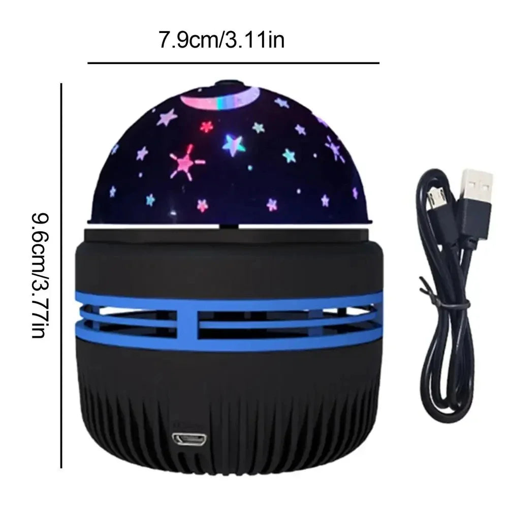 Proyector LED Cielo Estrellado – Luz Nocturna con Control Remoto | USB 5V | Ideal para Cuartos, Niños y Regalos Originales
