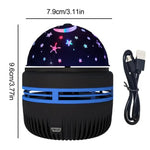 Proyector LED Cielo Estrellado – Luz Nocturna con Control Remoto | USB 5V | Ideal para Cuartos, Niños y Regalos Originales