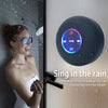 Bocina Bluetooth Portátil con LED e IPX4 – Impermeable, con Micrófono y Ventosa para Baño o Exterior