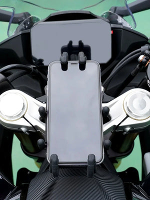 Soporte Premium para Celular CFMOTO 450SR – Amortiguador Antivibración y Giro 360° para Navegación Segura en Moto