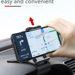 Soporte Universal para Celular en Auto – Rotación 360° | Montaje en Tablero o Parabrisas