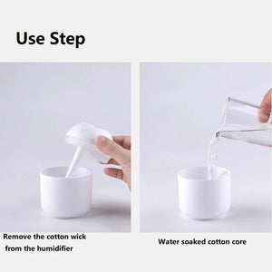 Mini Humidificador USB 250 ml – Difusor Ultrasónico Silencioso con Luz LED para Aromaterapia | Hogar, Oficina o Auto