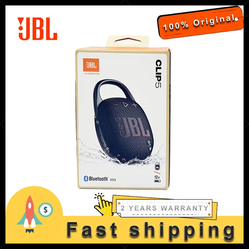 Bocina JBL Clip 5 Bluetooth | Ultraportátil, Impermeable IP67, 12h de Reproducción, Conexión Multi-Parlante