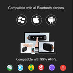 Bocina Bluetooth 5.0 Portátil – Altavoz Inalámbrico Estéreo con Sonido 3D, Tarjeta TF, Radio FM y Diseño Compacto