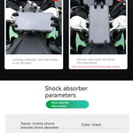 Soporte Premium para Celular CFMOTO 450SR – Amortiguador Antivibración y Giro 360° para Navegación Segura en Moto