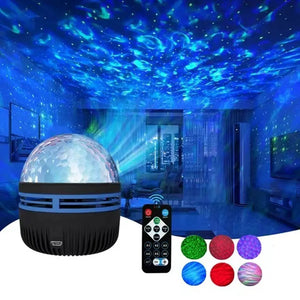 Proyector LED Cielo Estrellado – Luz Nocturna con Control Remoto | USB 5V | Ideal para Cuartos, Niños y Regalos Originales