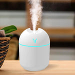 Mini Humidificador USB 250 ml – Difusor Ultrasónico Silencioso con Luz LED para Aromaterapia | Hogar, Oficina o Auto
