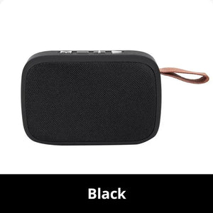 Bocina Bluetooth 5.0 Portátil – Altavoz Inalámbrico Estéreo con Sonido 3D, Tarjeta TF, Radio FM y Diseño Compacto