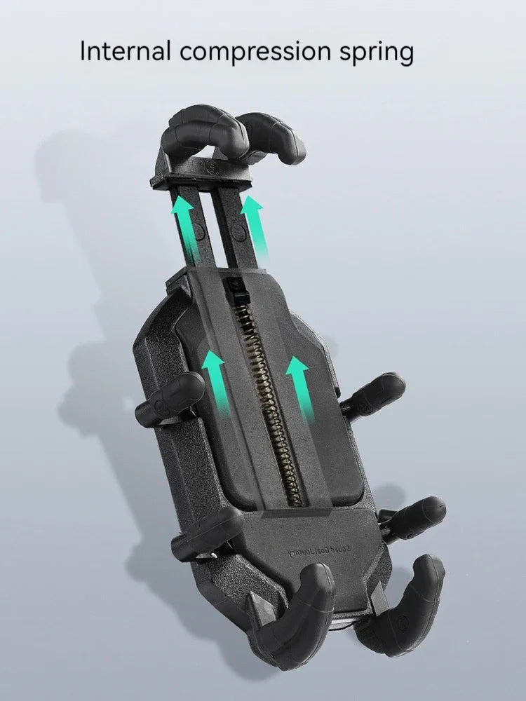 Soporte Premium para Celular CFMOTO 450SR – Amortiguador Antivibración y Giro 360° para Navegación Segura en Moto