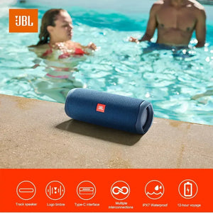 Bocina JBL Flip 5 Bluetooth | Sonido Estéreo, Resistente al Agua IPX7, Portátil para Exteriores y Fiestas