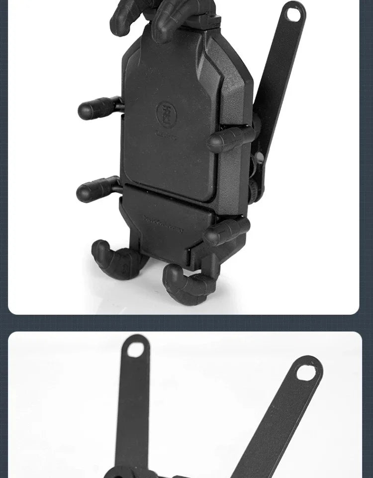 Soporte Premium para Celular CFMOTO 450SR – Amortiguador Antivibración y Giro 360° para Navegación Segura en Moto