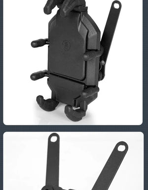 Soporte Premium para Celular CFMOTO 450SR – Amortiguador Antivibración y Giro 360° para Navegación Segura en Moto
