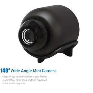 Mini Cámara X5 1080P con Visión Nocturna y Detección de Movimiento – WiFi Inalámbrica, Portátil, Vigilancia desde App Móvil