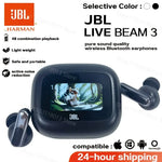 Audífonos JBL Live Beam 3 True Wireless con Cancelación de Ruido – Micrófono Dual, Resistencia IP55, Sonido Premium
