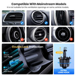 Soporte TOPK para Celular en Auto – Montaje en Ventila de Aire | Compatible con Teléfonos Grandes (4.5''–6.7")
