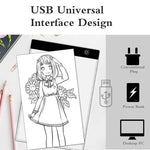 Tableta de Dibujo LED con 3 Niveles de Luz – Bloc de Copiado para Niños | Pintura, Animación y Creatividad