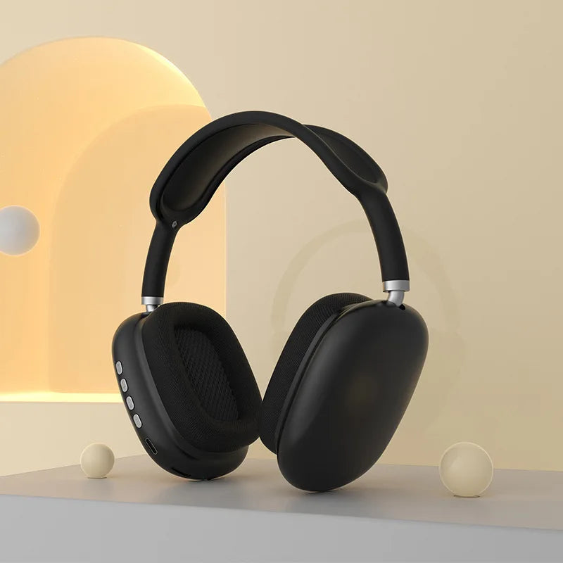 Audífonos Bluetooth P9 con Micrófono – Inalámbricos, Deportivos, Cancelación de Ruido, Compatibles con Juegos