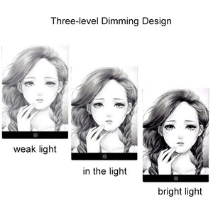 Tableta de Dibujo LED con 3 Niveles de Luz – Bloc de Copiado para Niños | Pintura, Animación y Creatividad