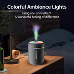 Mini Humidificador Aromaterapia 180 ml – Difusor USB con Luz LED para Casa, Auto o Recámara
