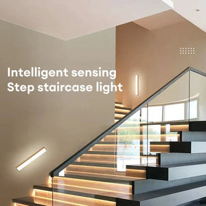 Luz Nocturna LED con Sensor de Movimiento Recargable USB Tipo C – Para Armarios, Escaleras y Cocina