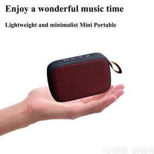 Bocina Bluetooth 5.0 Portátil – Altavoz Inalámbrico Estéreo con Sonido 3D, Tarjeta TF, Radio FM y Diseño Compacto