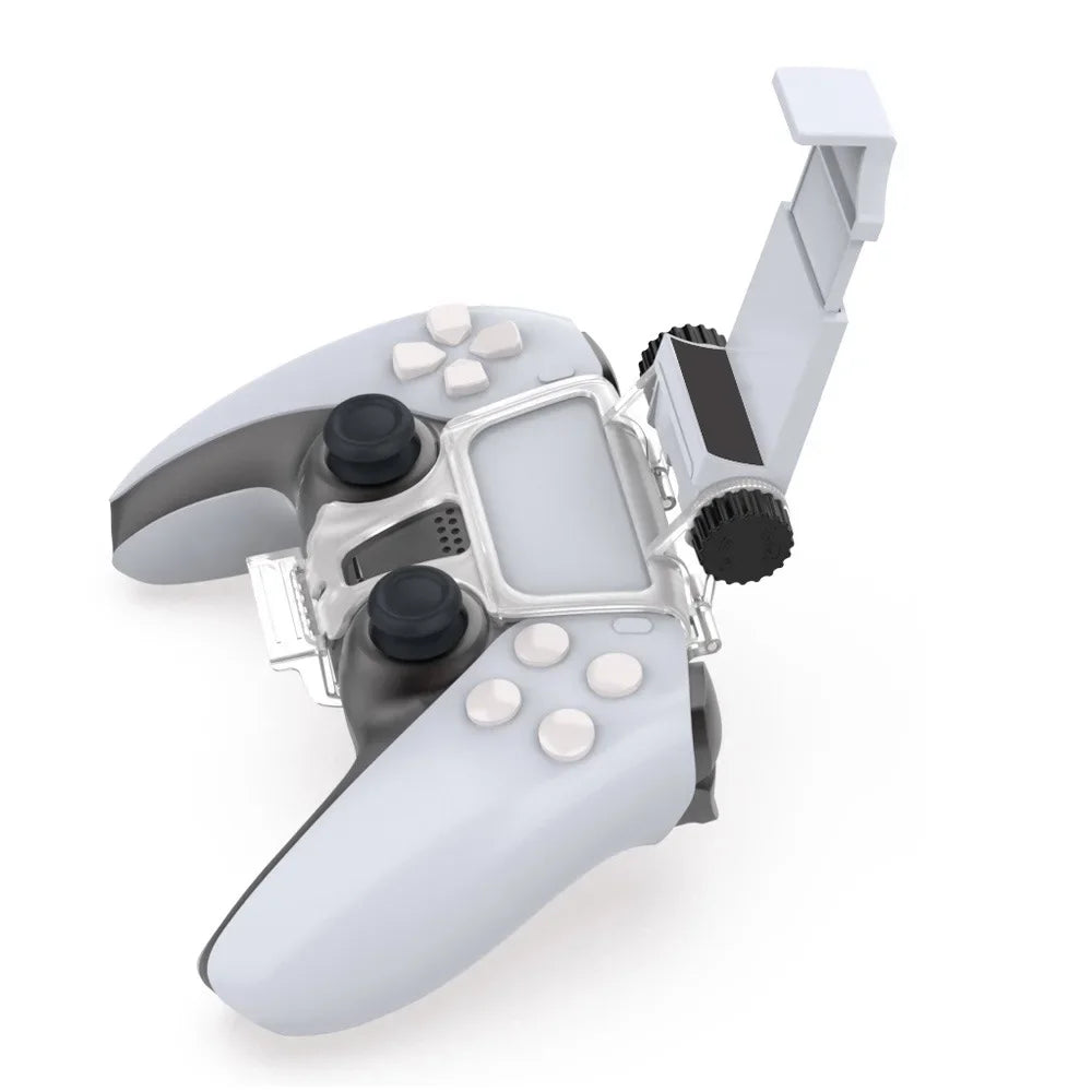 Soporte Clip para Celular Compatible con Control PS5 | Ajuste de Ángulo 180° – Ideal para Gaming Móvil