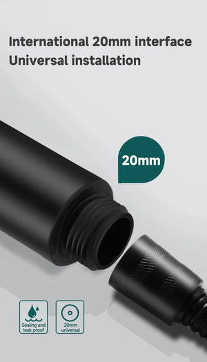 Regadera de Mano con Aumento de Presión – 6 Modos Ajustables | Cabezal de Ducha de Alta Potencia con Función de Masaje y Ahorro de Agua